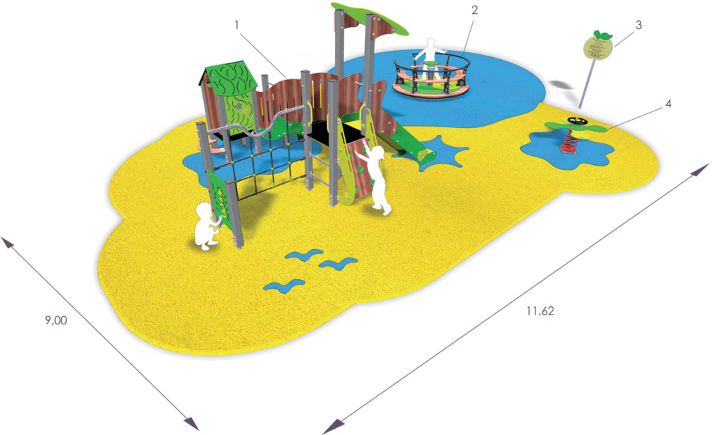 Aire de jeux BABY TWO
