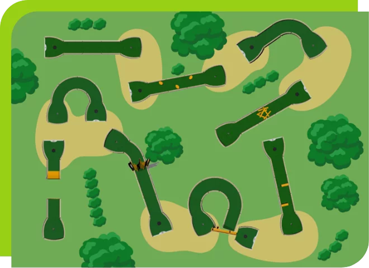 Parcours Mini-Golf Fantasy Golf