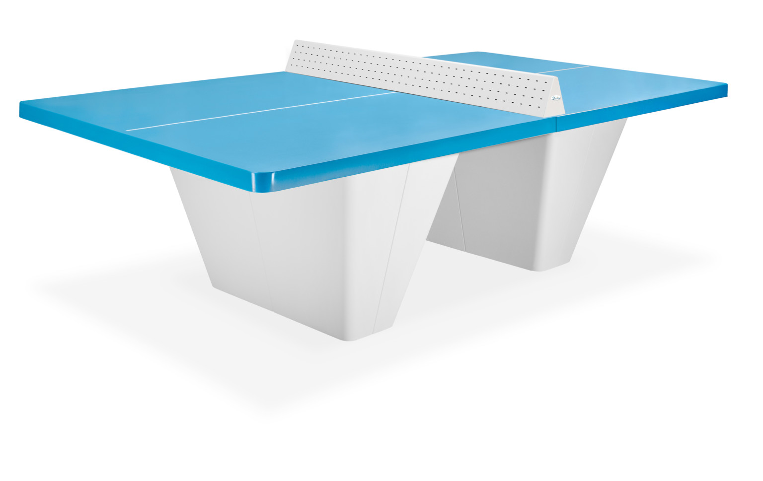 Table de ping-pong extérieure SOLARA Bleu lagon/Blanc