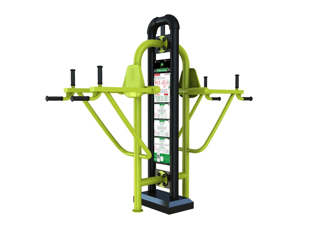 Appareil fitness extérieur  Chaise romaine DIPS