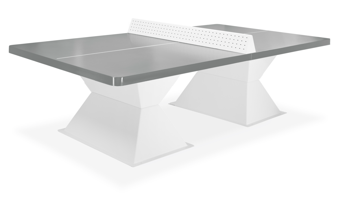 ALOHA Table de ping pong d'extérieur Gris Clair