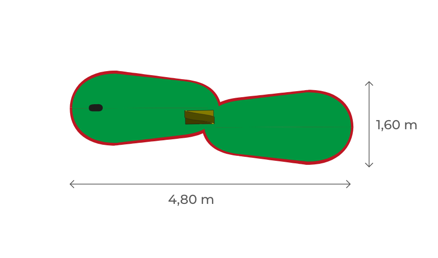 équipement Parcours de mini golf Bubble It piste 7 campings hotels parc attraction