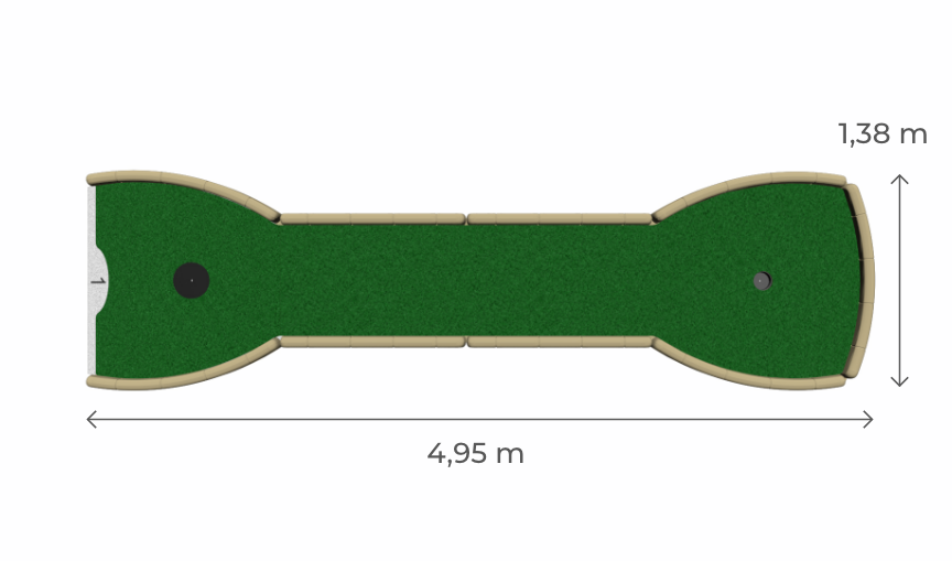 vente de mini-golf Simaho pour campings, centre de loisirs, hôtel, parcs