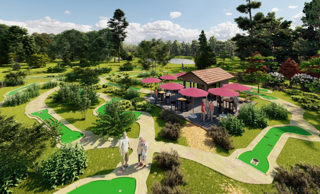 parcours de mini-golf green parc
