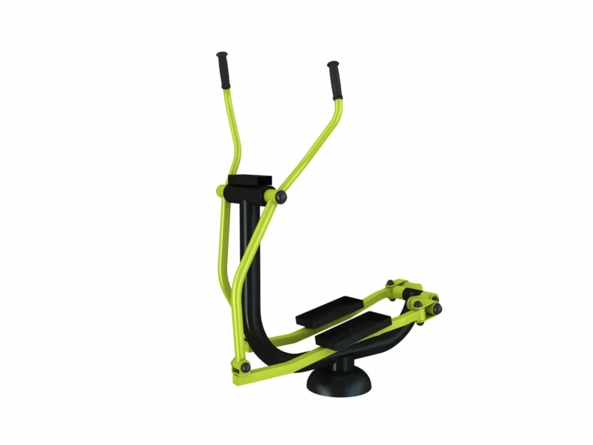 Appareil de fitness extérieur pour espace vert parcours santé velo elliptique communes mairies
