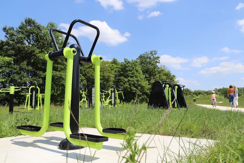 Appareil fitness extérieur Duo adducteur