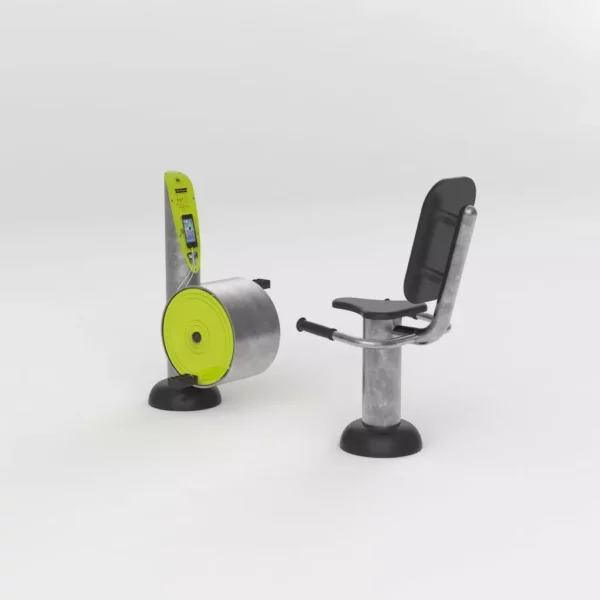 Appareil Fitness extérieur Vélo semi-allongé Chargeur USB-C