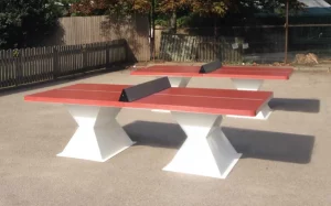 Comment choisir une table de ping-pong extérieur résistante aux intempéries : béton vs Resitec HD 60