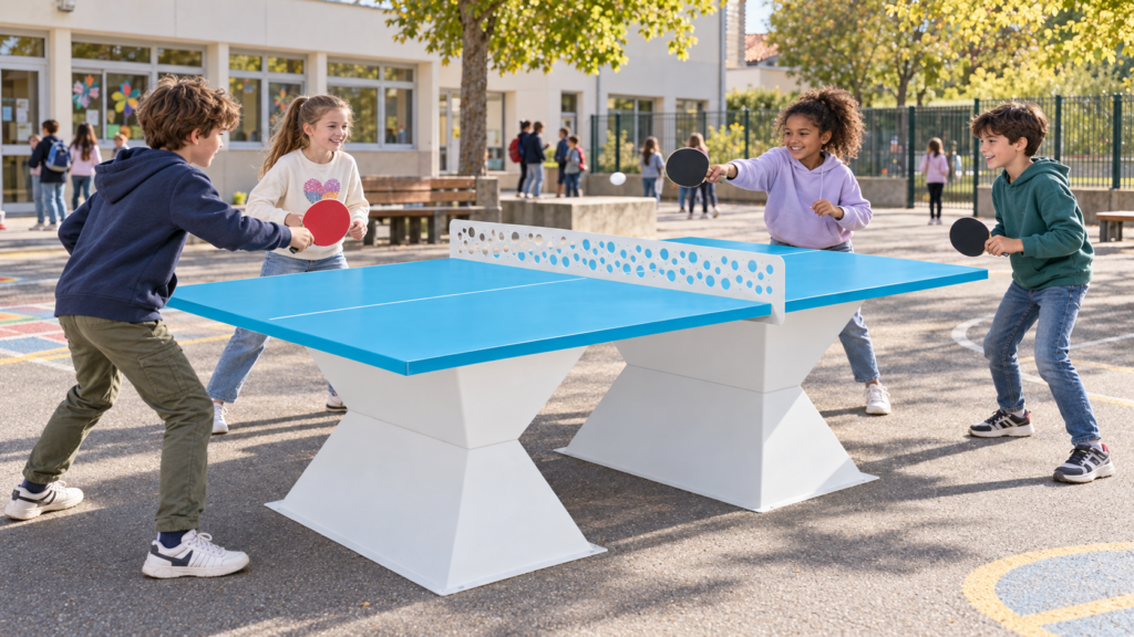 Choisir une table de ping-pong pour une école